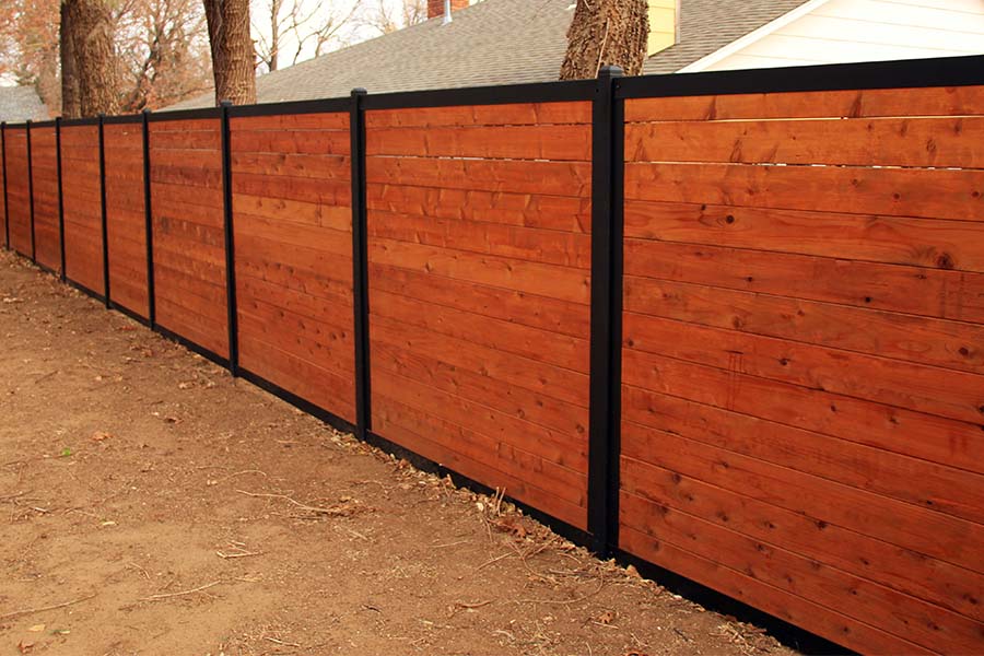 Wood Galvanized Fence Post