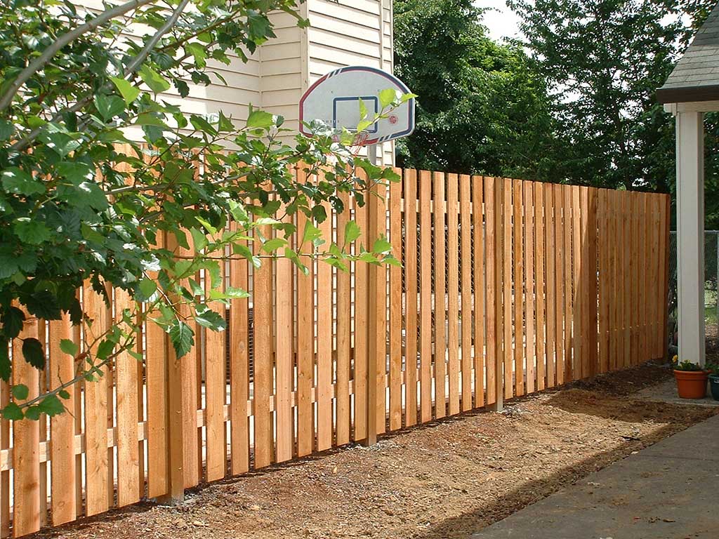 Wood Good Neighbor Fence