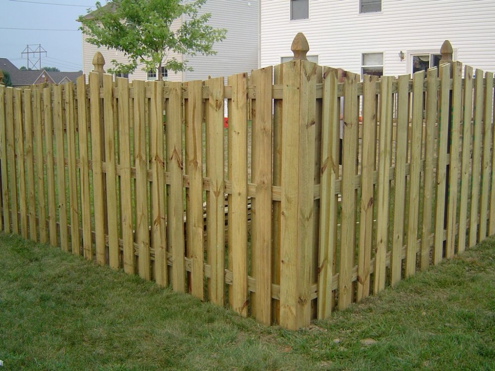 Wood Privacy Fence Picture