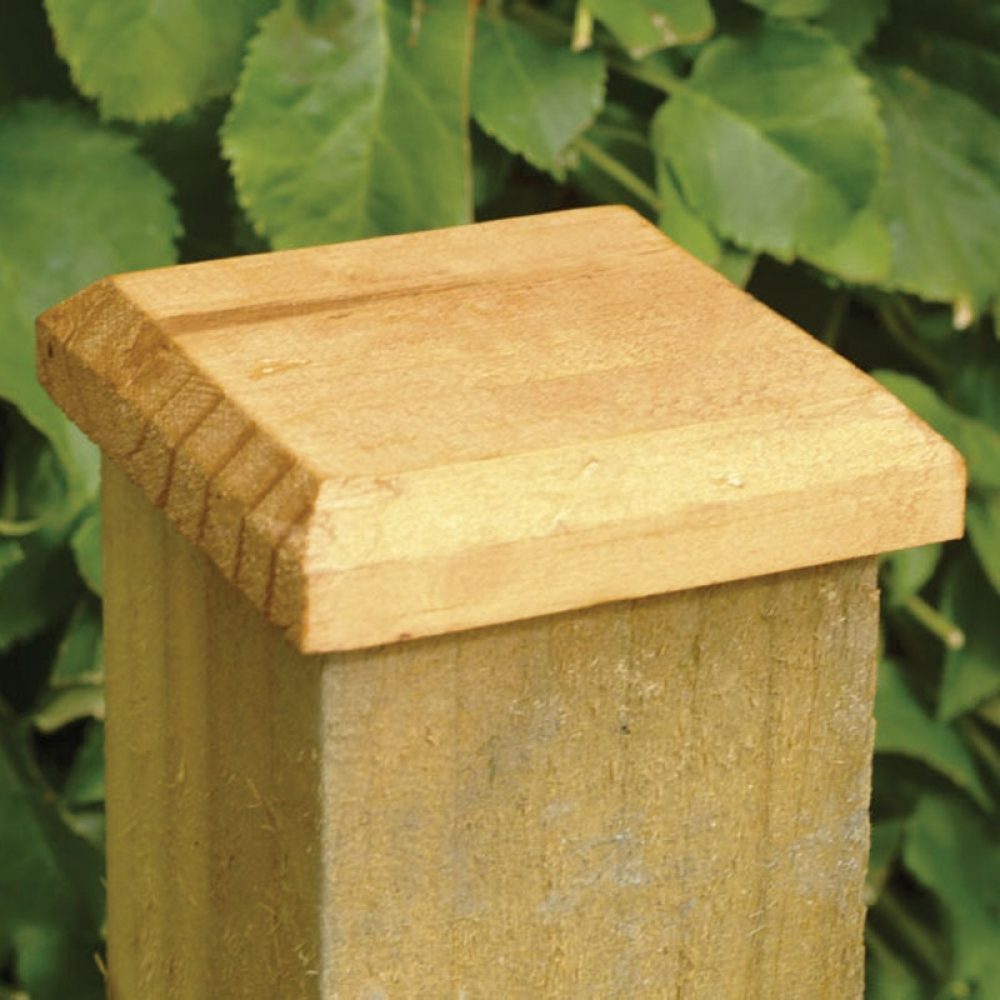 Wooden Fence Post Caps